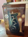 Cascading Incense Holder Tulip Top, Jade 10 Cones (BS-1111). Fixed Price $9.00.