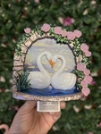 Bath & Body Works Swan Bridge Night Light Up Wallflower Fragrance Plug In Holder. Fixed Price $39.95.