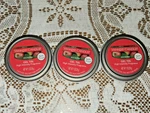 New Yankee Candle Macintosh Gel Tin Set 3 Hard Find Christmas Apple. Fixed Price $19.99.