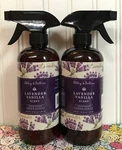 (2) Abbey & Sullivan Lavender Vanilla Luxury Room Linen Spray Mist 16 Oz. Fixed Price $22.99.