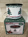 Rival Potpourri Crock Electric Simmer Christmas Tree Holiday Grannycore New. Fixed Price $39.99.