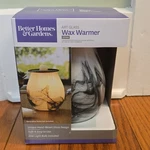 Better Homes & Gardens Art Glass Wax Warmer Storm With 3 Scented Cubes. Fixed Price $15.00.