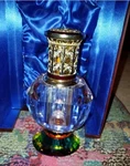 Crystal Fragrance Lamp By Alexandria's Art For The Senses Wood Box Not Included. Fixed Price $95.00.