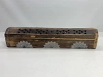 Mandala Wooden Coffin Incense Box Burner Stick Or Cone Asher W/. Fixed Price $14.99.