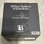 Better Homes & Gardens Cool Mist Ultrasonic Aroma Diffuser Fabric Brown Essen. Fixed Price $16.00.