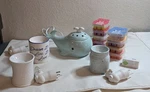 Scentsy Whale Candle Wax Warmer Ocean Blue Ceramic Aromatherapy Electric HG47. Fixed Price $44.99.