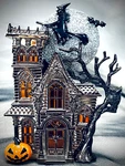 New Haunted House With Witch Nightlight Wallflower Plug In Bath & Body Works Nwt. Fixed Price $55.90.