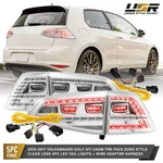 Clear Led Euro Style Tail Lights + Usdm To Wiring For 15-17 Vw Golf Gti MK7. Fixed Price $329.95.