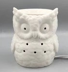 Vtg Yankee Candle Electric Owl Tart Wax Melt Warmer Night Light White Ceramic. Fixed Price $18.97.