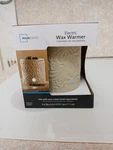 Mainstays Electric Wax Warmer, Beige, 6 Pack Melts Included. Fixed Price $9.60.