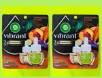 Air Wick Vibrant 2 Count Refills Nectarine & Paradise Flower - Lot Of. Fixed Price $19.99.