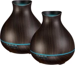 Bzseed Aromatherapy Essential Oil DIFFUSERS,2 Pcs 550ML High X Dark Brown. Fixed Price $84.15.