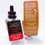 2-PACK Bath & Body Works Hot Cocoa Cream Enhanced Wallflower Refill Bulbs. Fixed Price $18.99.