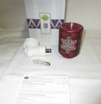New Scentsy Frosted Flannelsnowflake Mini Wax Warmer Red Buffalo Check Christmas. Fixed Price $11.89.