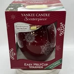 Yankee Candle Scenterpiece Easy Meltcup Warmer With Timer Crimson Flurries Open. Fixed Price $22.49.