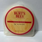 Burt's Bees Soy Wax Melts Tarts Papaya Guava Discontinued (1) 2.5OZ. Fixed Price $19.99.