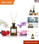 Ritz Carlton Inspired Reed Diffuser Set - Refreshing Strawberry & Vanilla Aroma. Fixed Price $50.99.