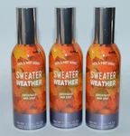 3 Bath & Body Works Sweater Weather Concentrated Room Spray Mist Perfume. Fixed Price $29.99.