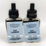 2 New Bath & Body Works Cozy Cashmere Wallflower Fragrance Refill Bulb Plug In. Fixed Price $11.99.