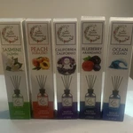 Queen Flowers Reed Diffuser 110ML 5-PACK Jasmine Peach Blueberry Ocean. Fixed Price $72.00.