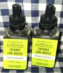 New 2-PACK Coconut Lime Breeze Enh Wallflower Refill Bulbs Bath & Body Works. Fixed Price $17.60.