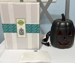 New Retired Scentsy Pumpkin Halloween Warmer Black Jack-o-lantern Box. Fixed Price $89.99.