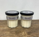 2 - Mrs. Meyers Lavender Clean Day Scented Soy Candles 4.9 Ounce Glass New. Fixed Price $16.49.