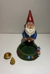 Whimsical Peeing Garden Gnome Incense Holder - Backflow Smoke Cascading Effect. Fixed Price $19.99.