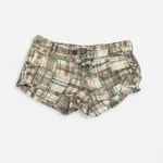 Younique Y2K Brown Tone Plaid Ultra Lowrise Micro Mini Shorts. Fixed Price $32.00.