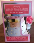Packed Party Electric Illuminated Wax Warmer Holiday Happy Pink Santa Nib. Fixed Price $17.89.