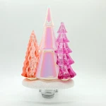 Bath & Body Works Iridescent Pink Glass Trees Light Up Wallflowers Plug. Fixed Price $27.55.
