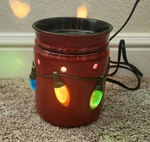 Scentsy Full Size Holiday Lights Warmer Christmas Wax Melt Burner Retired. Fixed Price $40.00.