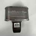 Brushed Stainless Scent Switching Wallflower Duo Plug Bath & Body Works Light. Fixed Price $34.95.