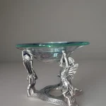 Vintage Fairy Pewter Candle Oil Burner Gothic/fantasy Base Is 3.5" Tall. Fixed Price $25.00.