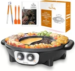 With Grill 2 In 1 Electric Smokeless And Combo Korean. Fixed Price $172.71.