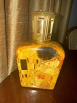 Lampe Eden Gustav Klimt "the Kiss" Pattern Berger Style Porcelain Catalytic. Fixed Price $75.00.