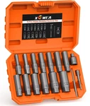 16PCS 3/8" Drive Deep Bolt Extractor Set, Impact Nut Remover Stripp.... Fixed Price $60.00.