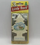 Vintage 2005 Little Trees Car Air Fresheners Discontinued Woven Whites 3 Pak. Fixed Price $9.99.