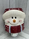 Ambi Escents Jolly Snowman Plug-in Wax Warmer Red Hat Scarf. Fixed Price $13.49.