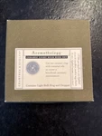 Vintage 1997 Crabtree & Evelyn Ceramic Light Bulb Ring - Never Used. Fixed Price $22.00.