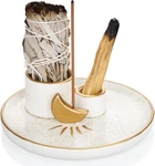 Zenbless Multifunction Incense Candle Holder For Burning Sage, Palo Gold. Fixed Price $28.41.