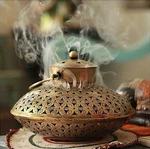 Hanging Incense Burner, Cone Charcoal Resin Holder,vintage Antique Ho.... Fixed Price $69.02.