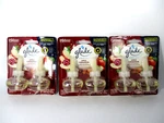 3 Glade Apple Cinnamon Medely Refills .67 Fl. Oz.. Fixed Price $19.99.