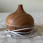 Wood Grain Electric Oil Diffuser For Aromatherapy, Modern Style, Brown. Fixed Price $11.99.