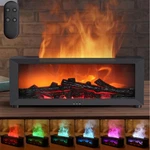 Fireplace Flame Humidifier 7 Colors Aromatherapy Essential Oil Diffuser Remote. Fixed Price $29.70.