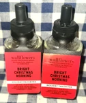 2-PACK New Bright Christmas Morning Wallflower Refill Bulbs Bath & Body Works. Fixed Price $26.00.