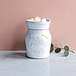 New "gather" Ceramic Wax Melter, Illumination Fragrance Warmer, Farmhouse Decor. Fixed Price $28.95.
