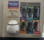 Better Homes Gardens Cool Mist Ultrasonic Aroma Diffuser Set With Essential Oils. Fixed Price $25.00.