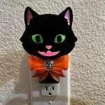 Bath & Body Works Spooky Cat Vampire Nightlight Wallflowers Scent Control. Fixed Price $25.88.