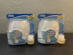 Glade Wisp Flameless Candle Clean Linen Scent Glass Holder New Nos Lot Of 2. Fixed Price $41.99.